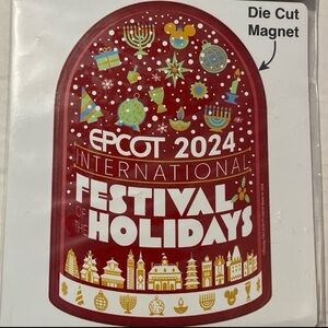 Disney Parks EPCOT 2024 International Festival of the Holidays Magnet